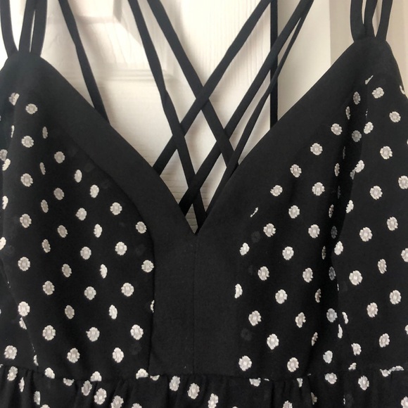 NWT BCBG High Low Polka Dot Dress - Picture 5 of 7